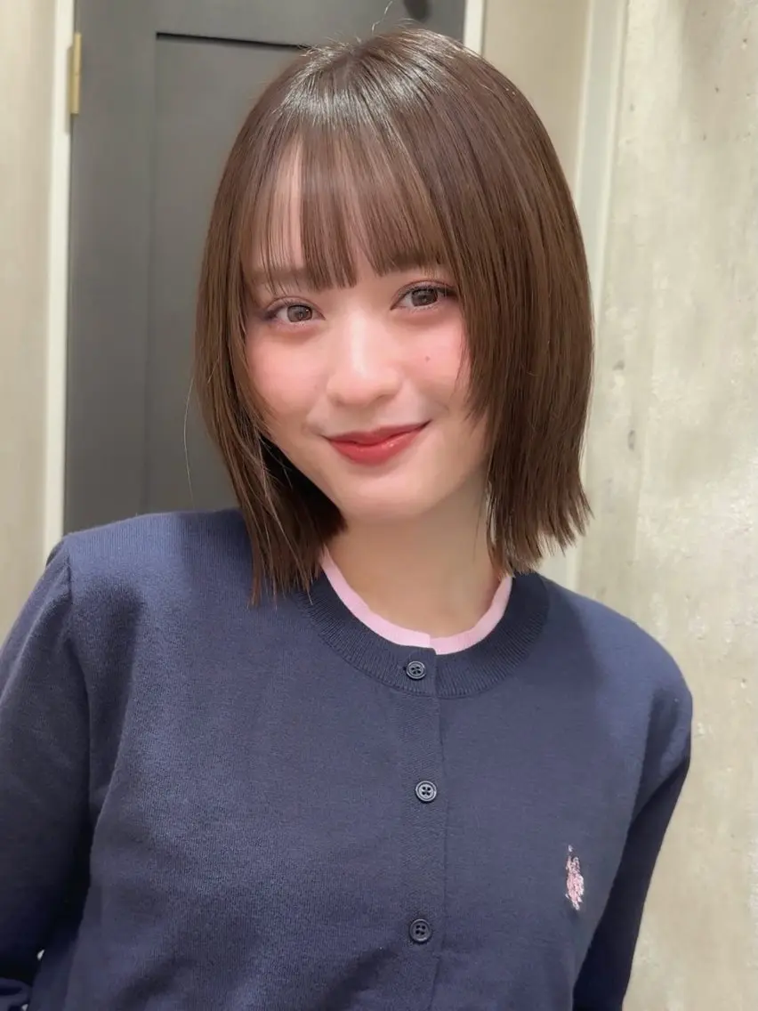 ショート カラー カット ヘアカラー トリートメント 松本優香/ボブ/ダ ブルカラー/髪質改善のヘアスタイル