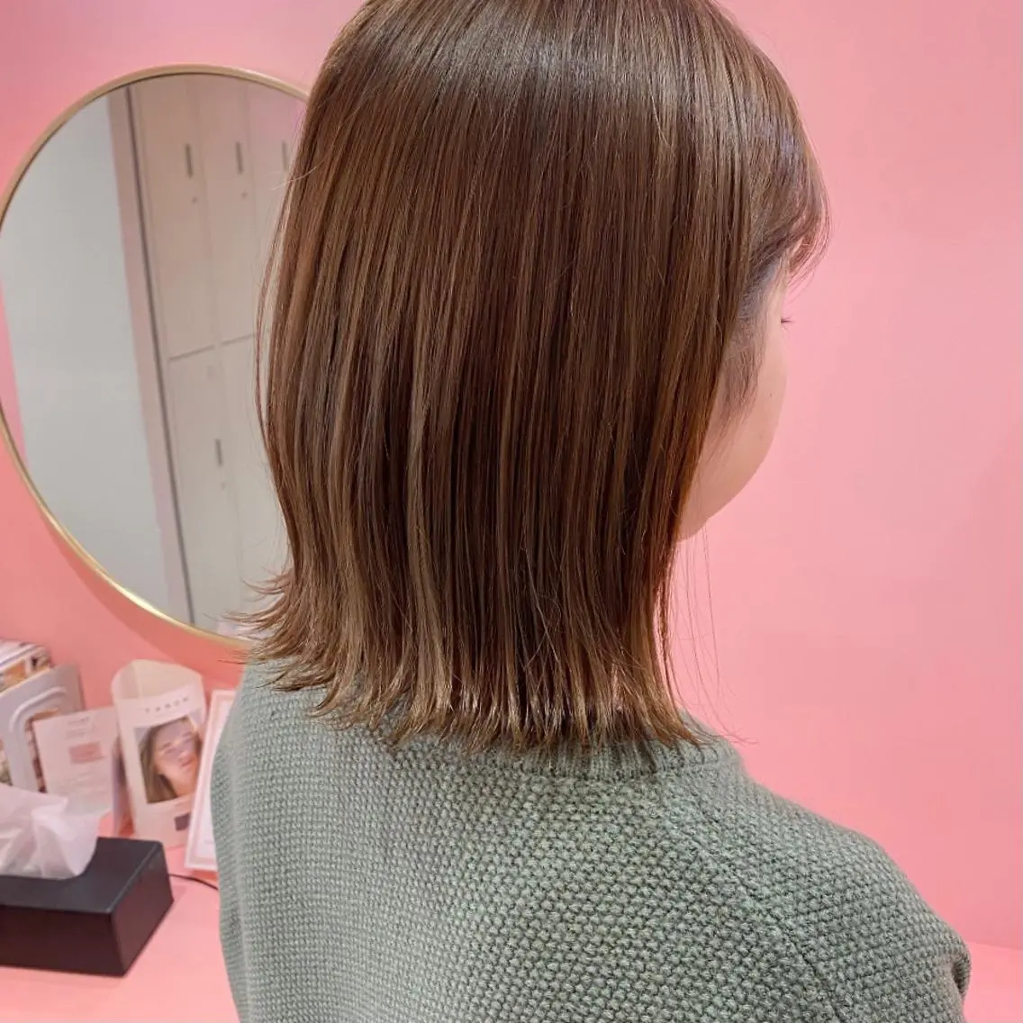 ショート カラー ヘアカラー トリートメント ヘアセット プル艶職人/ にしものヘアスタイル