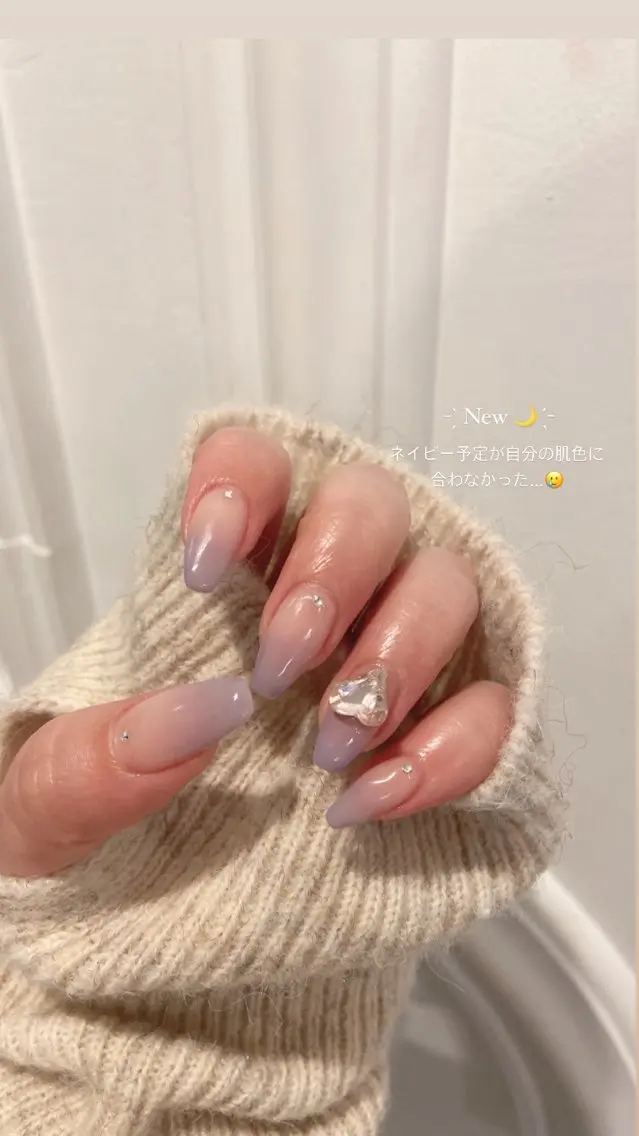 ネイル ネイビー 🧸熊谷 かほ🧸のネイルデザイン