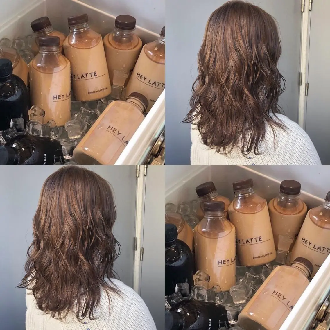 ロング カラー レイヤーカット 韓国ヘアayameのヘアスタイル