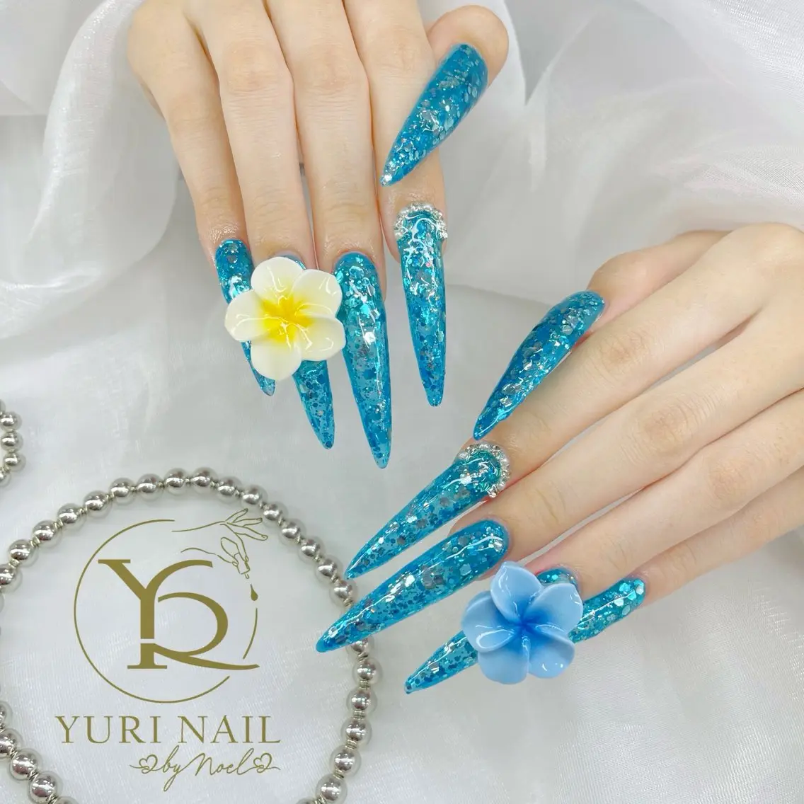 ネイル チークネイル フットネイル フレンチネイル グラデーション キラキラネイル ハンドネイル フットネイル ハンドケア YURI Nail Funabashiのネイルデザイン