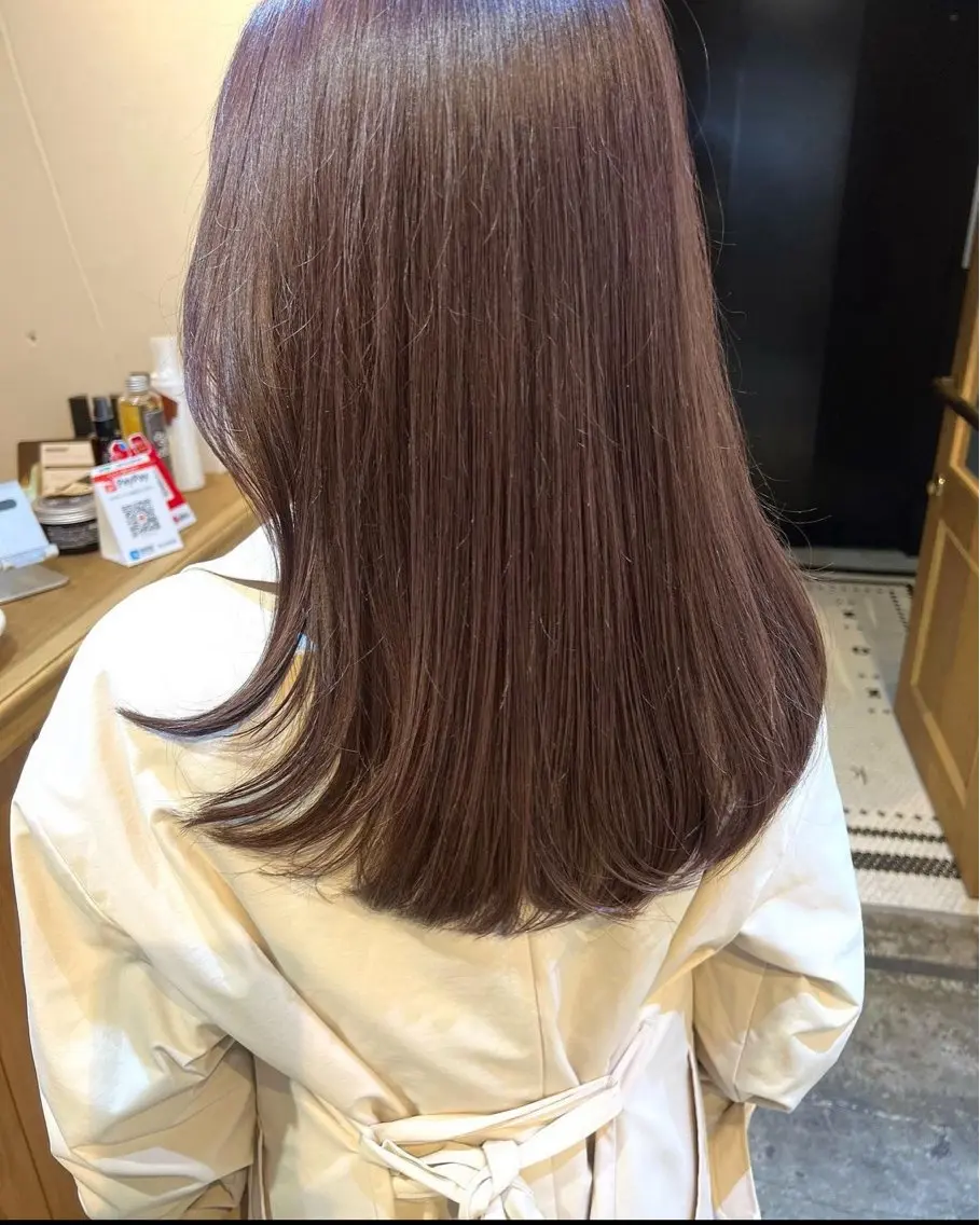 ミディアム 髪質改善ストレート Airi🪽🫧のヘアスタイル