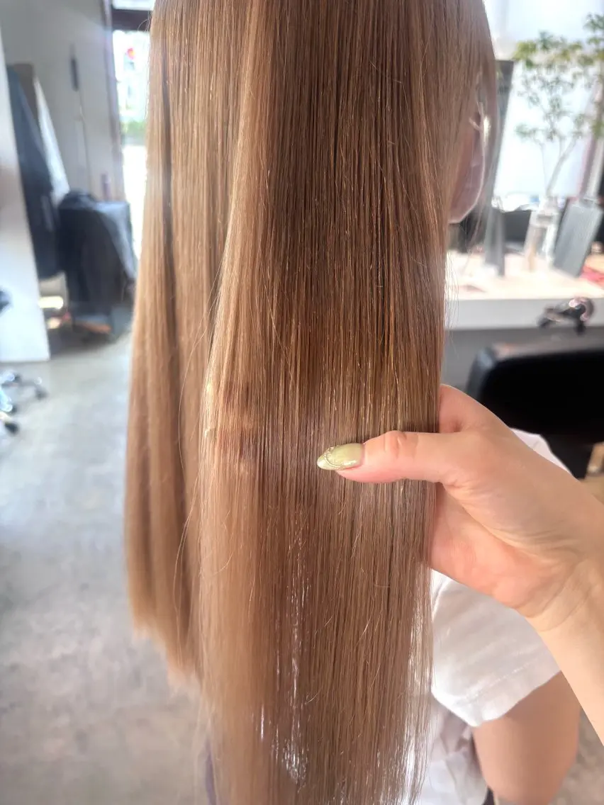 ロング ヘアカラー トリートメント ྀི akane   ྀིのヘアスタイル