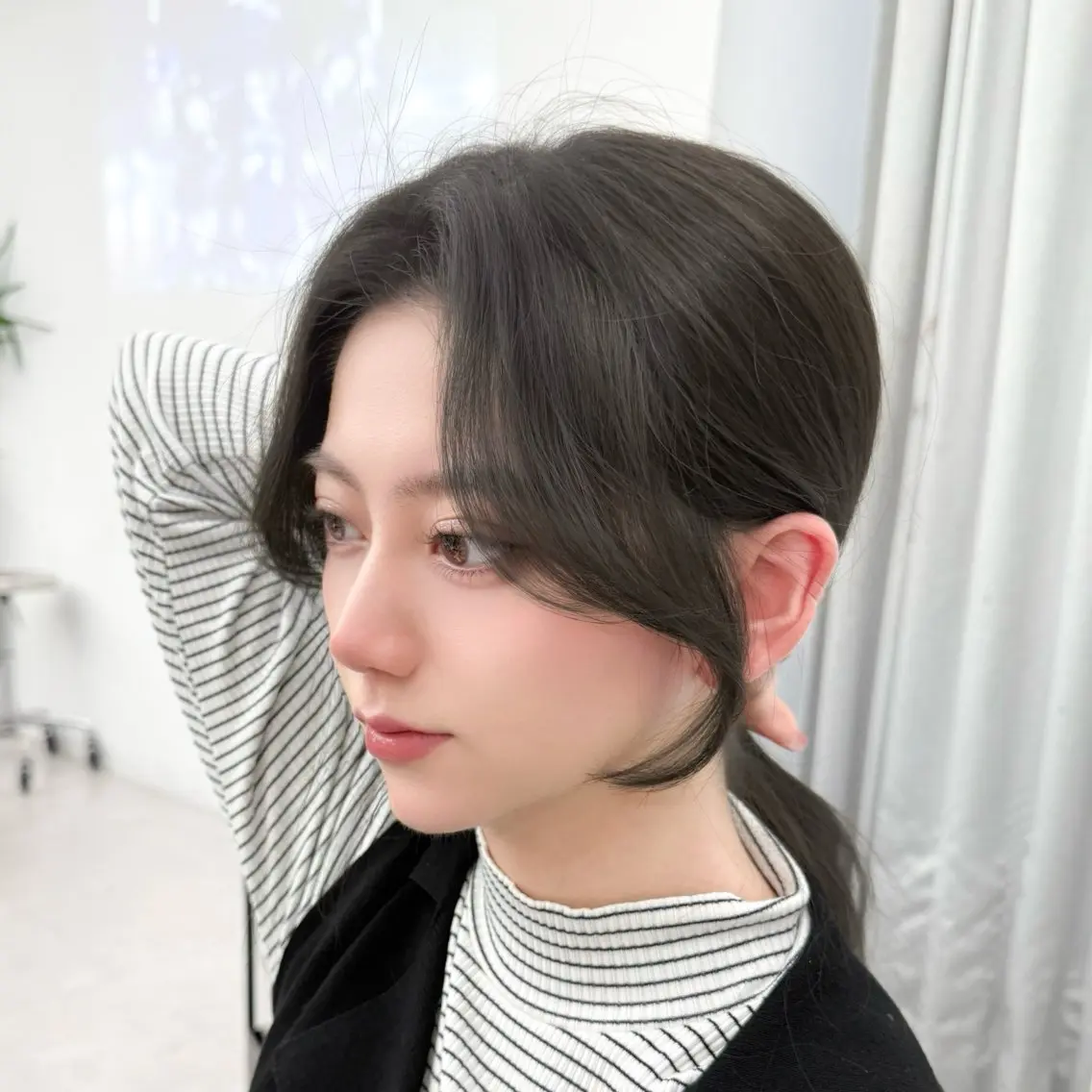 ロング カラー 透明感カラー 韓国風ヘア レイヤーカット 似合わせカット カット ヘアカラー トリートメント 韓国レイヤー× 顔まわり🕊️テルのヘアスタイル