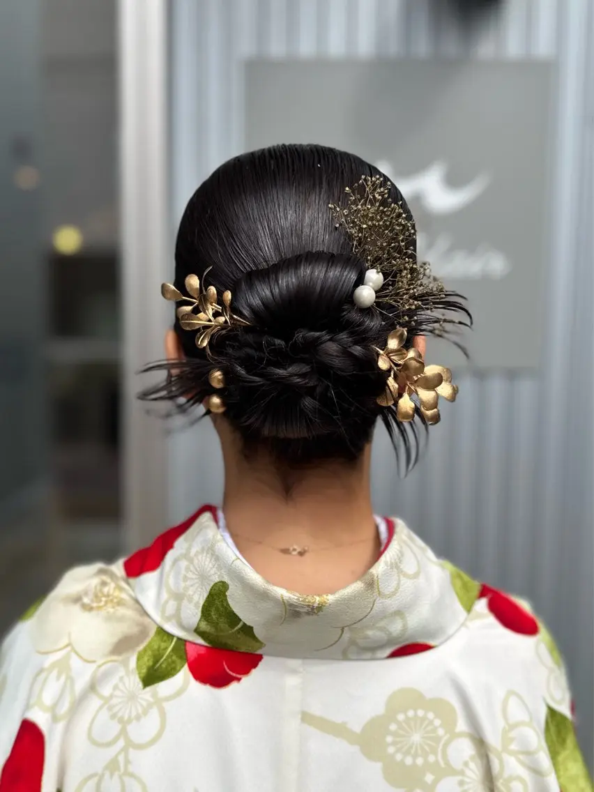 ヘアアレンジの写真
