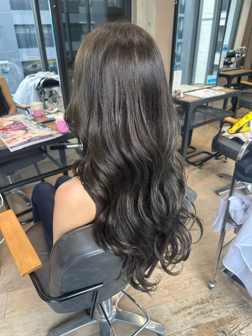 ロング RINO‎🤍🎀 𝑏𝑒𝑙𝑡𝑎のヘアスタイル