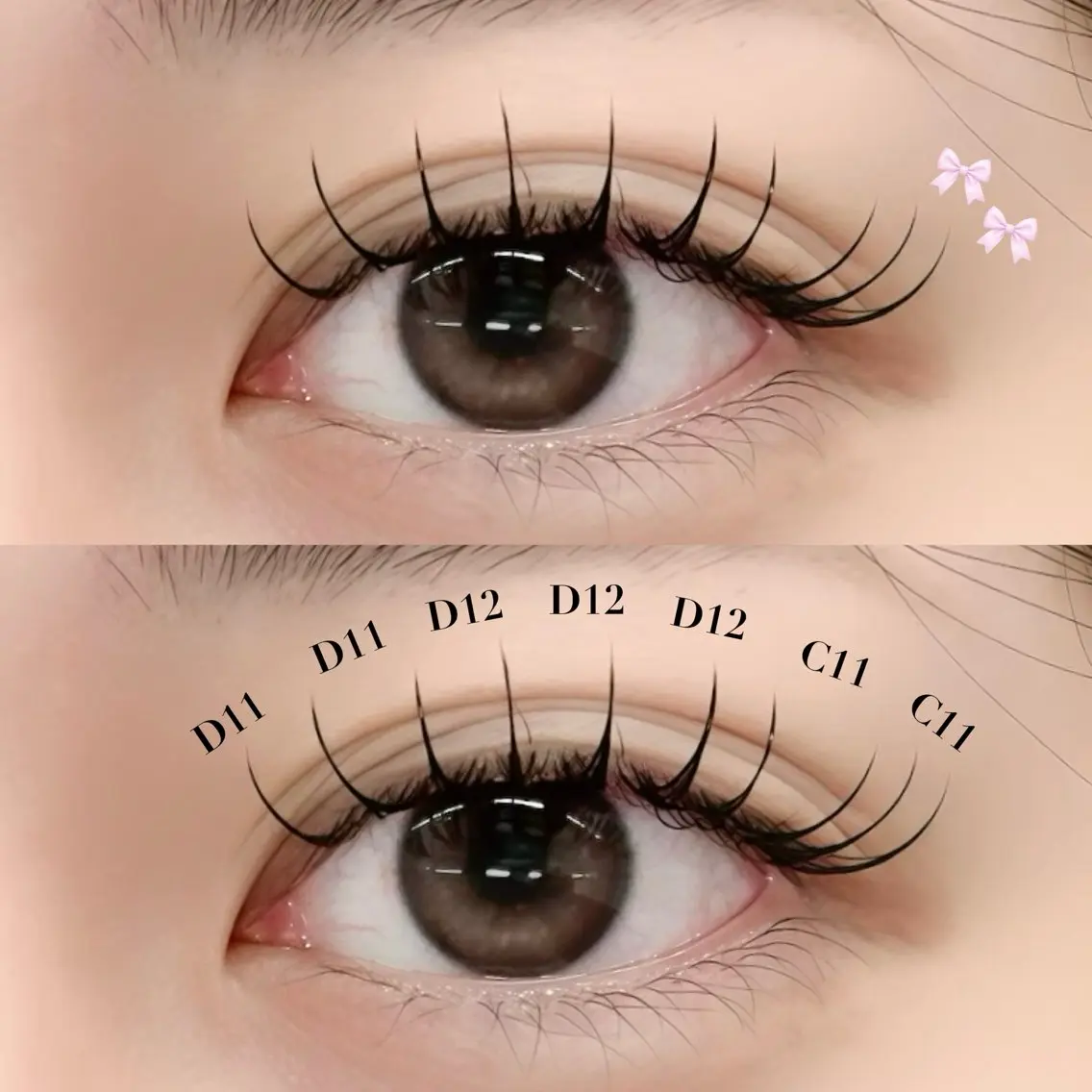 マツエク・マツパ 束感まつ毛 カラーマツエク フラットラッシュ 下まつげエクステ マツエク 🎀フジタ🎀 横浜🐈⬛ྀི💞のマツエク・マツパデザイン