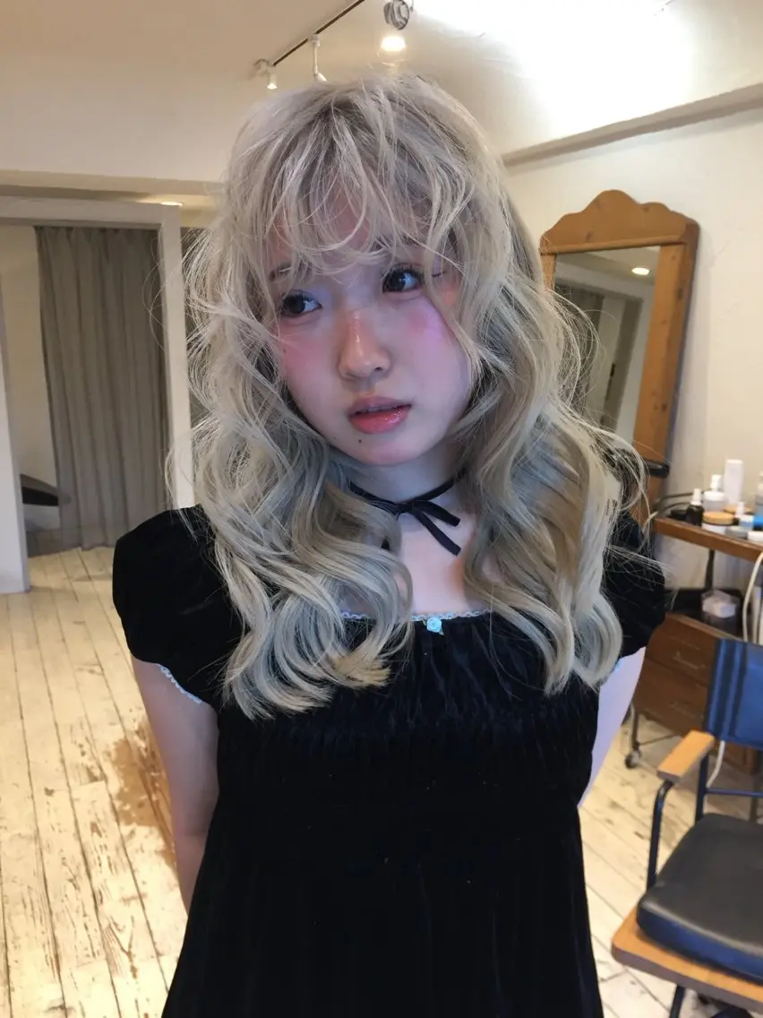 セミロング ヘアセット momo ⋆𐙚 ̊.のヘアスタイル