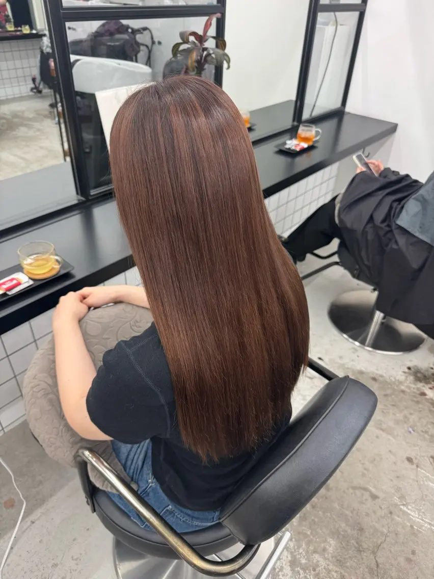 ロング カラー ヘアカラー 🩵しの🩵 JILLSTUDIOのヘアスタイル