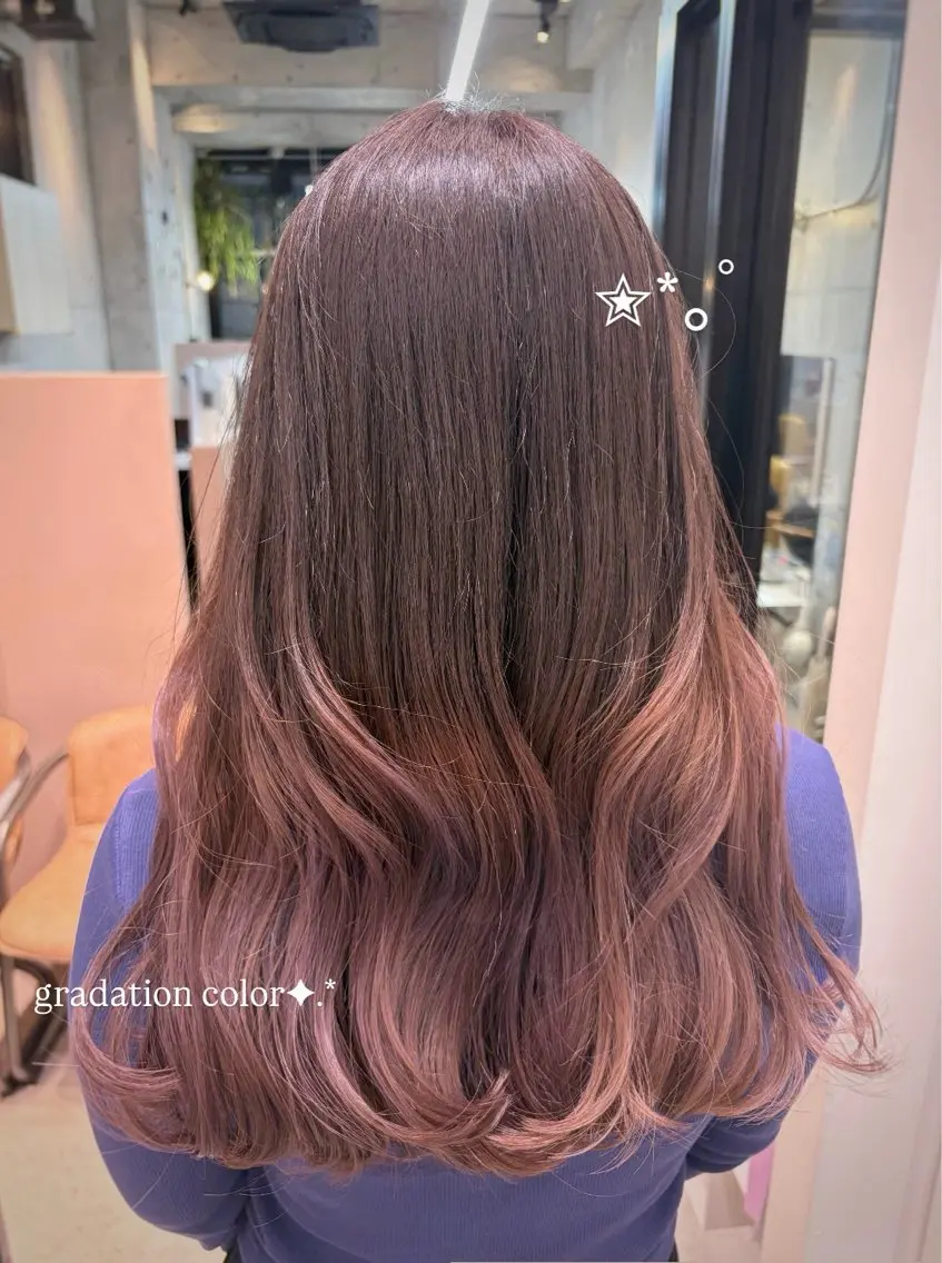 ロング ヘアカラー 🖤里央愛🖤 カットモデル募集中のヘアスタイル