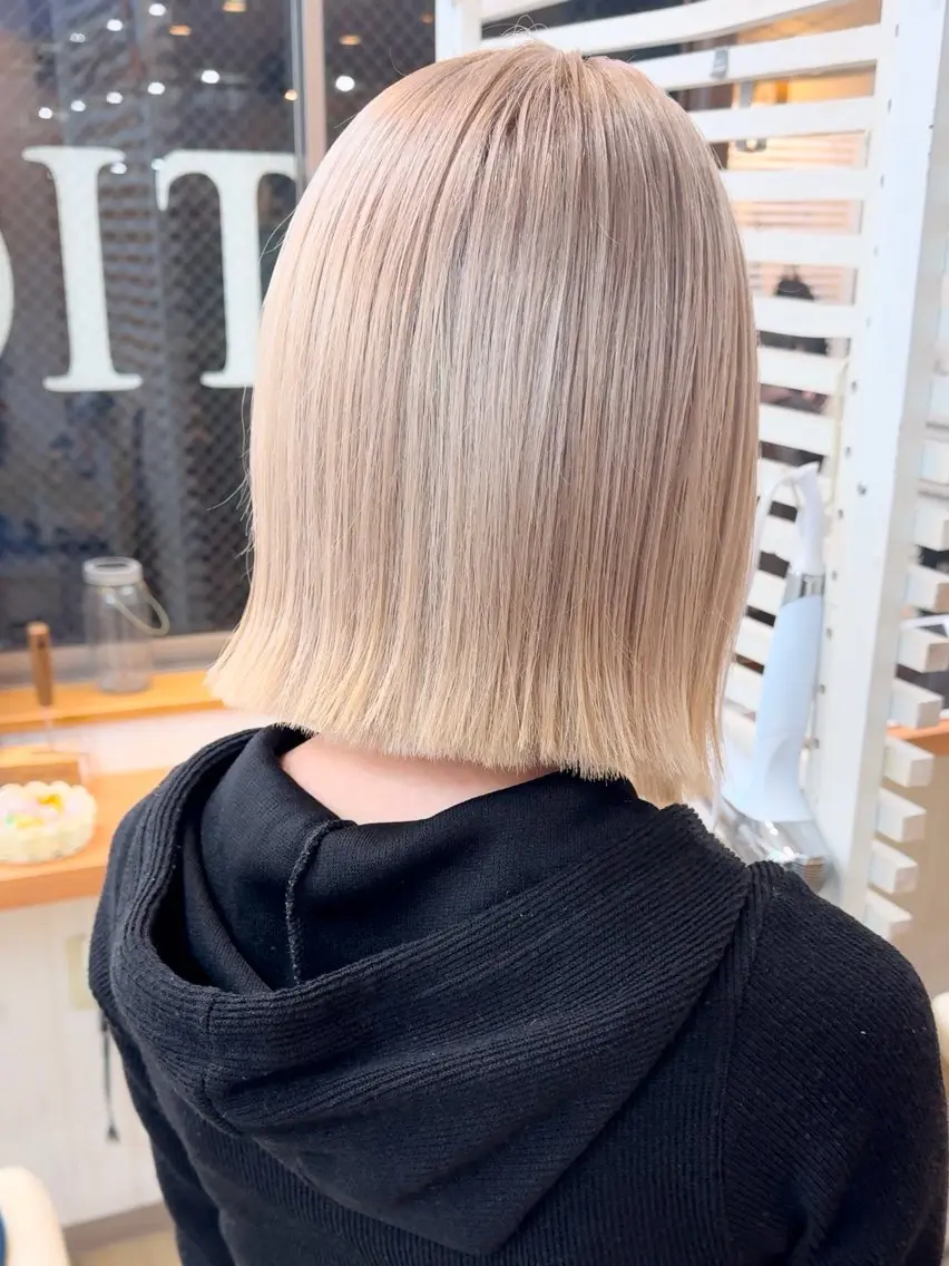 カラー ンジハ えみのヘアスタイル