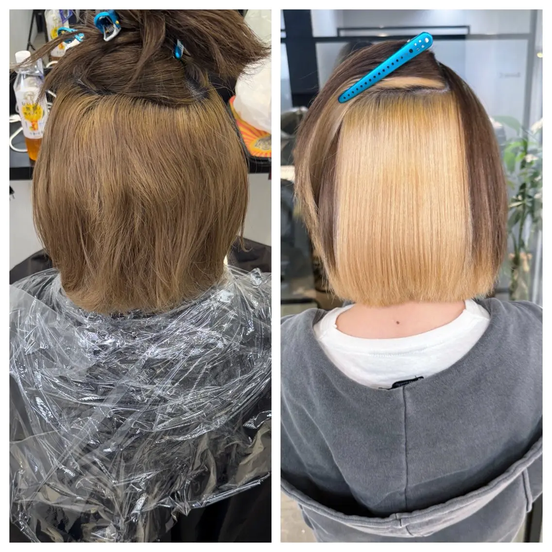 ショート 縮毛矯正 け んブリーチ縮毛矯正のヘアスタイル