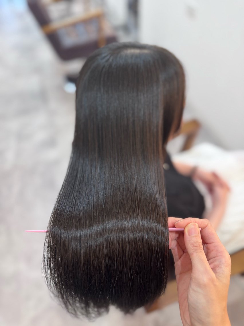 ロング 縮毛矯正 美髪矯正 SAORIのヘアスタイル