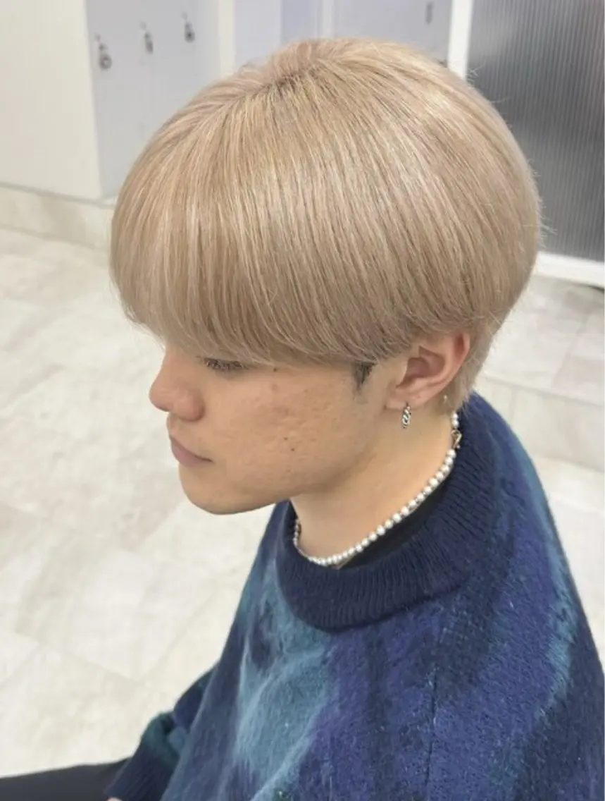 カラー メンズ特化✨ ハイトーン✨永井のヘアスタイル
