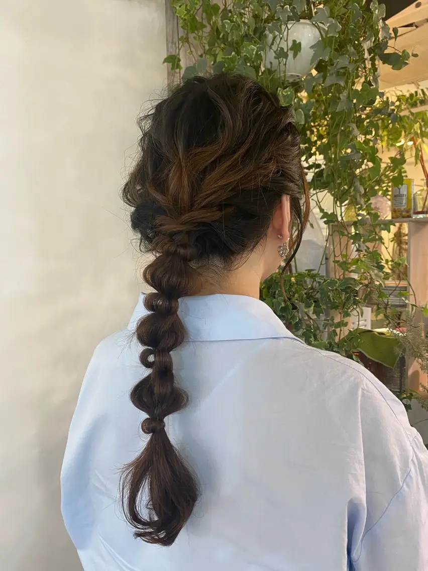 ヘアアレンジ hair make もりした　ゆうのヘアスタイル