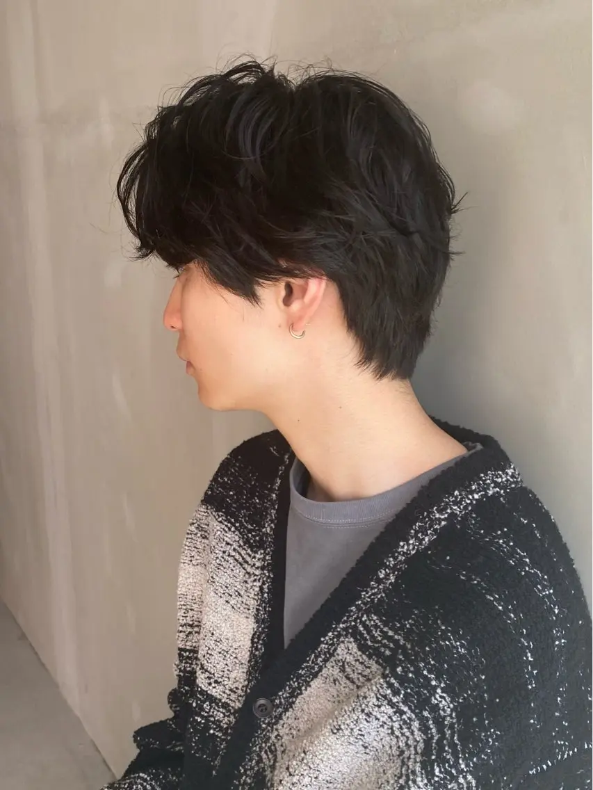 メンズ 海外レイヤー/ ブロンドKazuhaのヘアスタイル