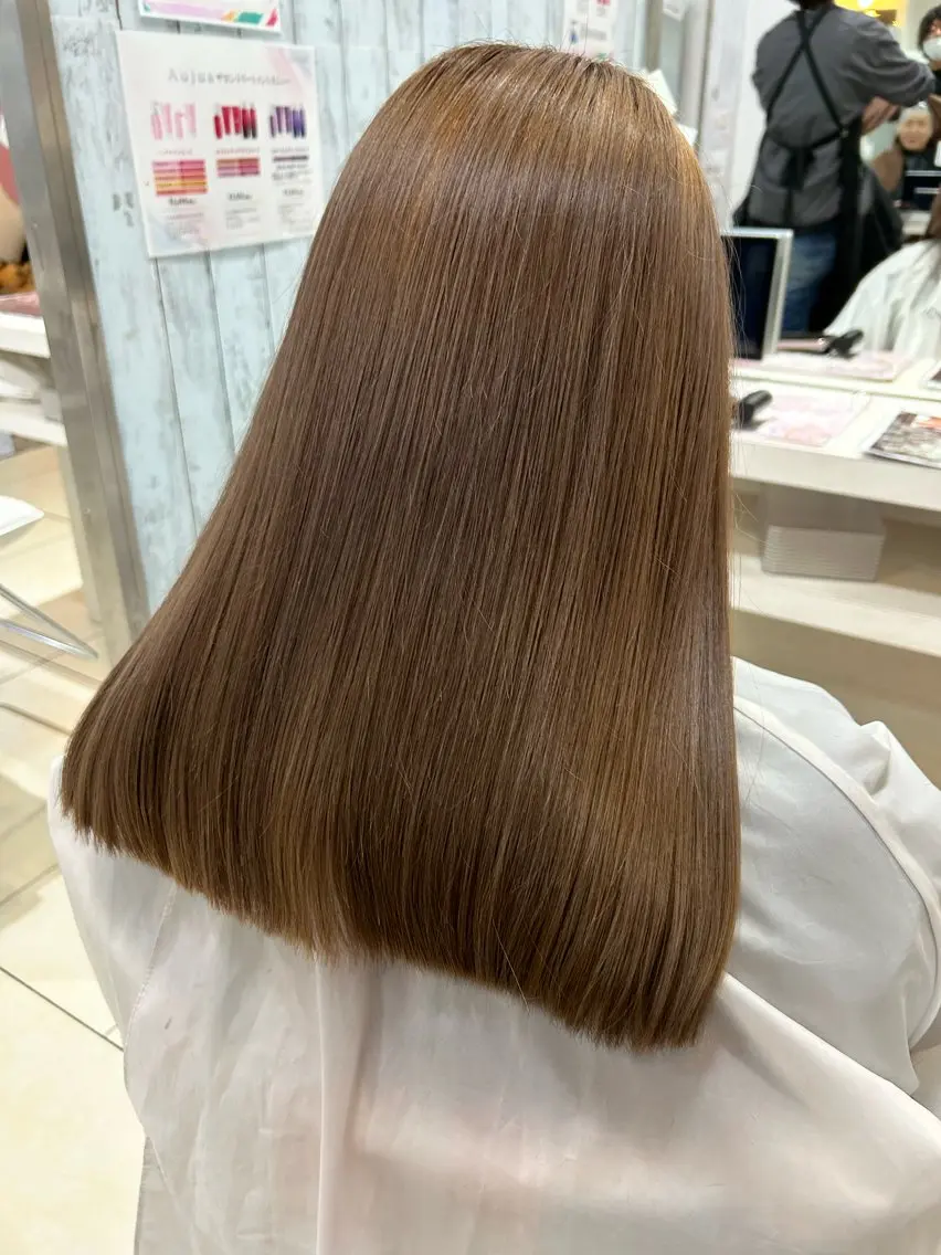 ロング トリートメント 【髪質改善カラー】 瀧田嵐士🇰🇷のヘアスタイル