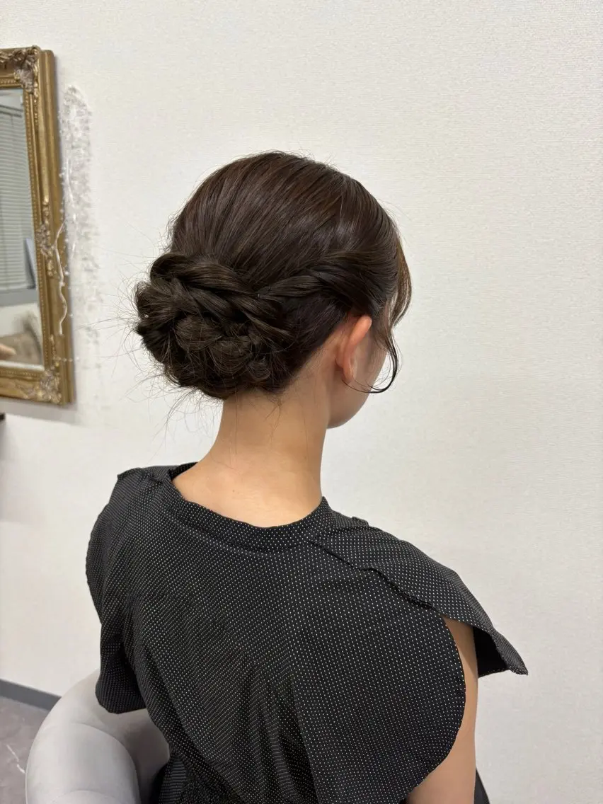 ヘアアレンジ 結婚式・ブライダル ヘアセット ヘアサロン ミカヅキのヘアスタイル