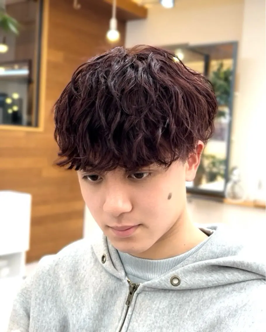 カラー パーマ メンズ 千葉 ホシトのヘアスタイル