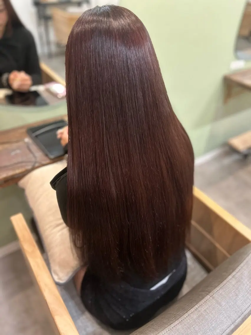 カラー ヘアカラー トリートメント 大野 満葵のヘアスタイル