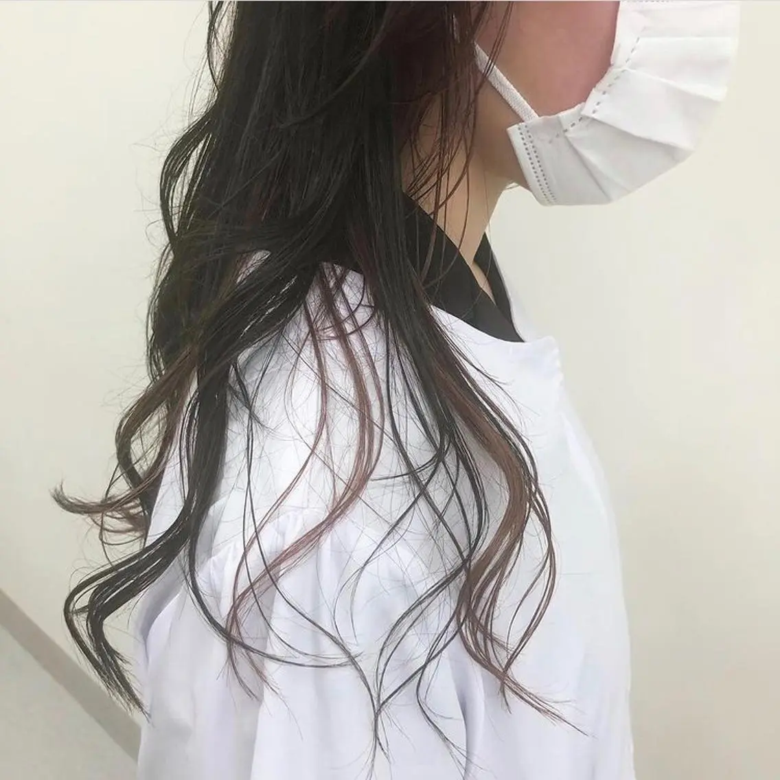 カラー インナーカラー ピンクカラー ヘアカラー ナチュラル透明感🌱 小山美樹子のヘアスタイル