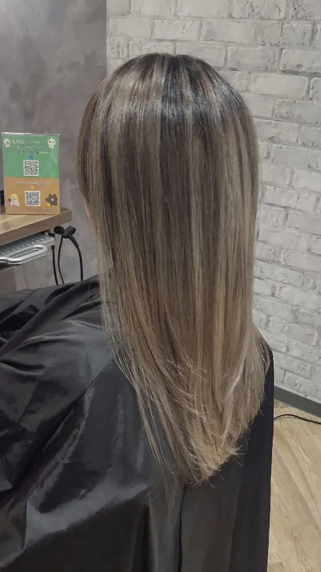 ロング カラー 箕面駅‪/カット 千葉 凛大のヘアスタイル