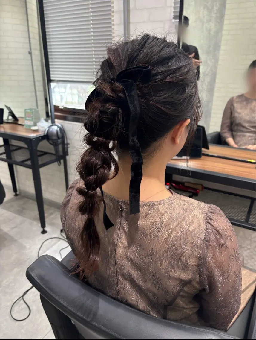 ヘアセットの写真