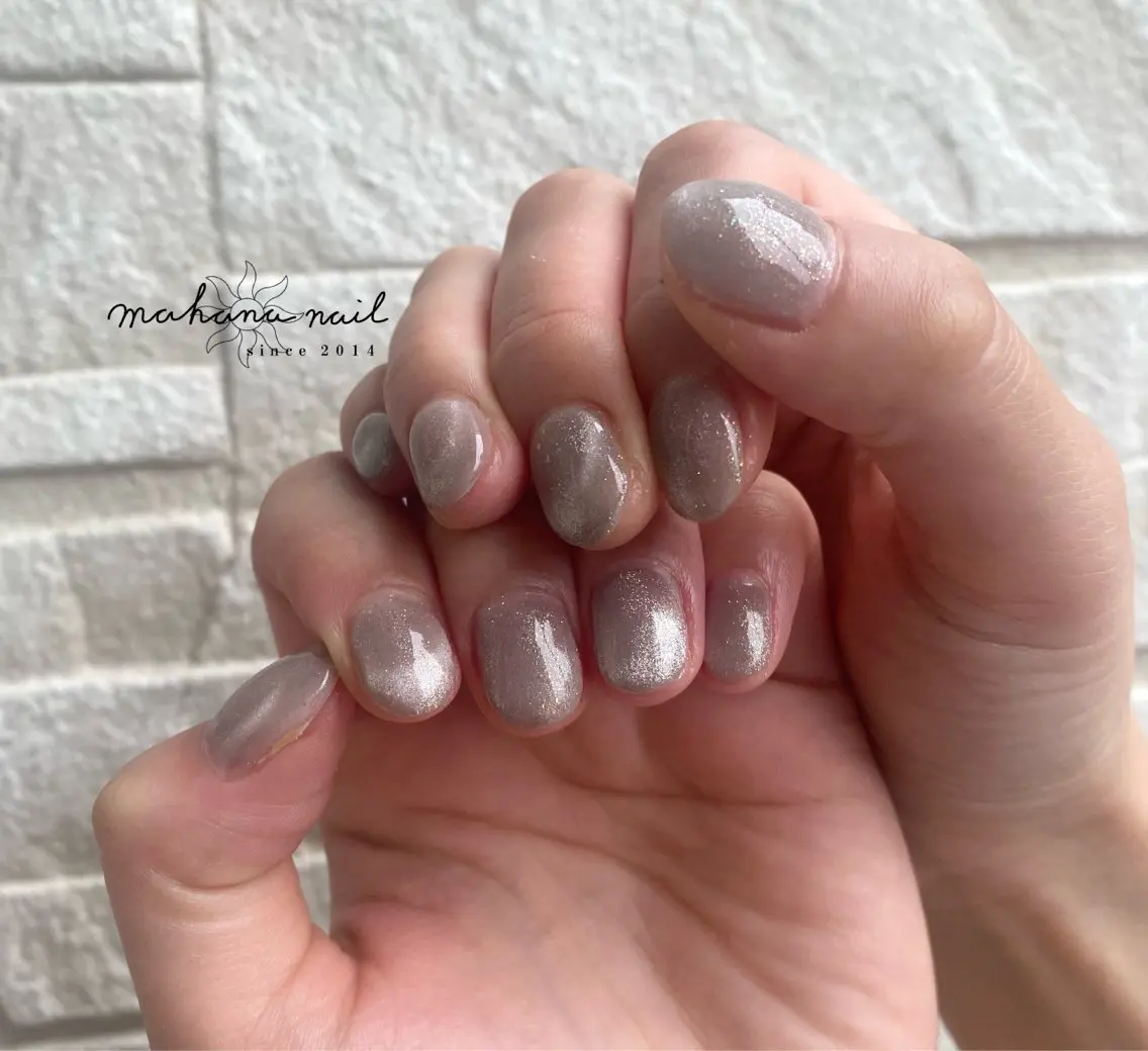 ネイル フラッシュネイル マグネットネイル mahana nailのネイルデザイン