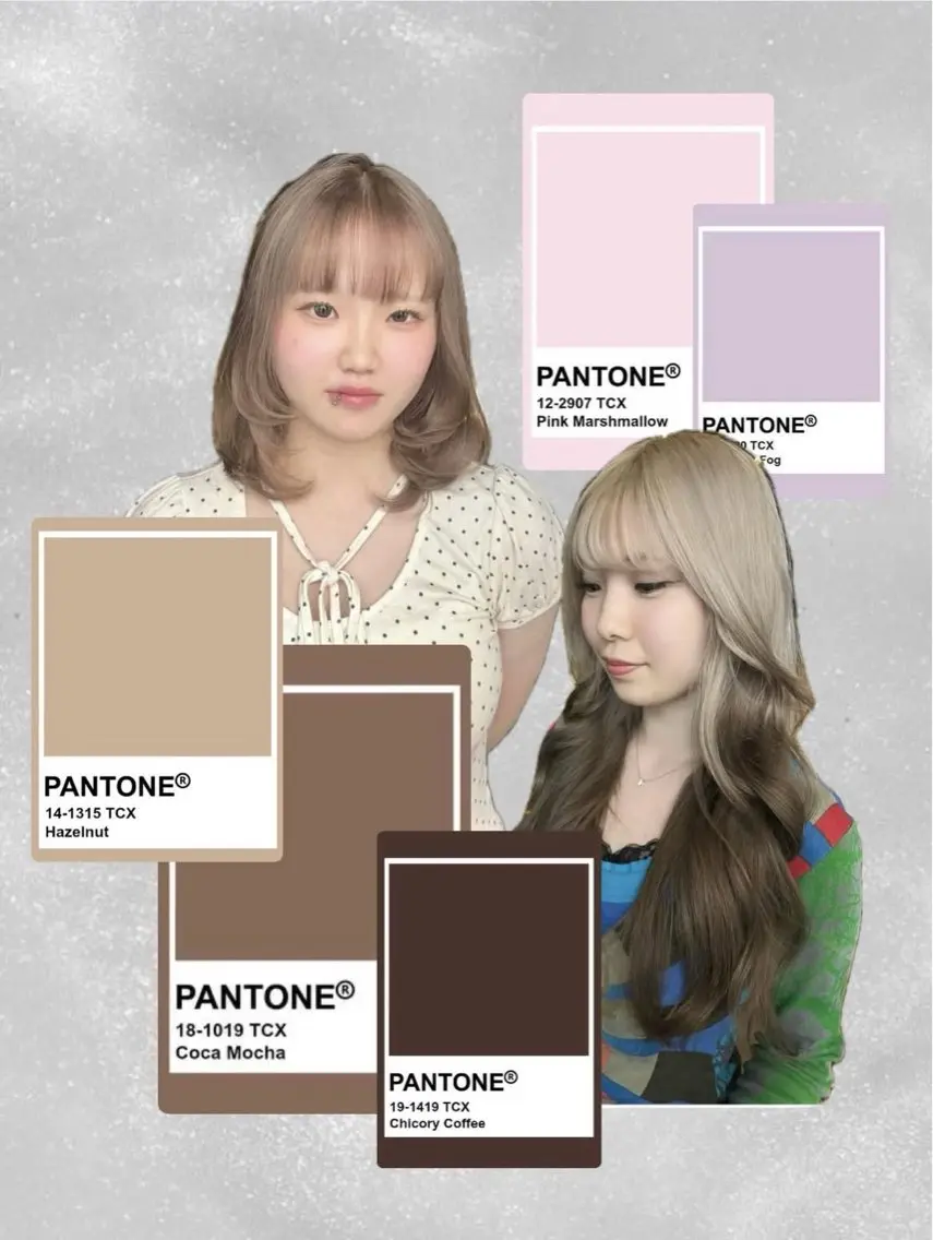 bleachcolor+treatment+前髪カット🎀ིྀの写真