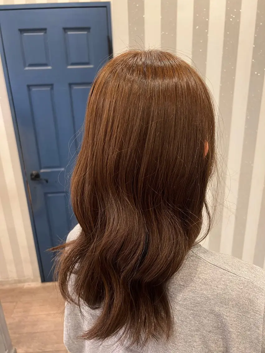 ロング カラー ベージュカラー 🥀さとう ゆうな🥀のヘアスタイル