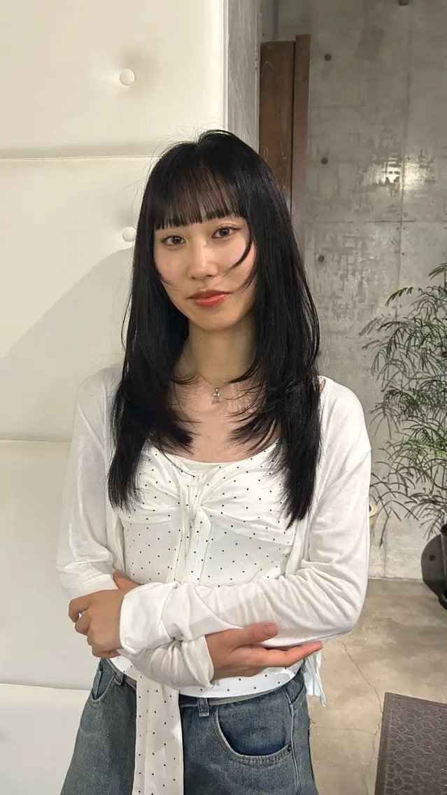 ロング レイヤー✨パーマ 🌙 nanacoのヘアスタイル