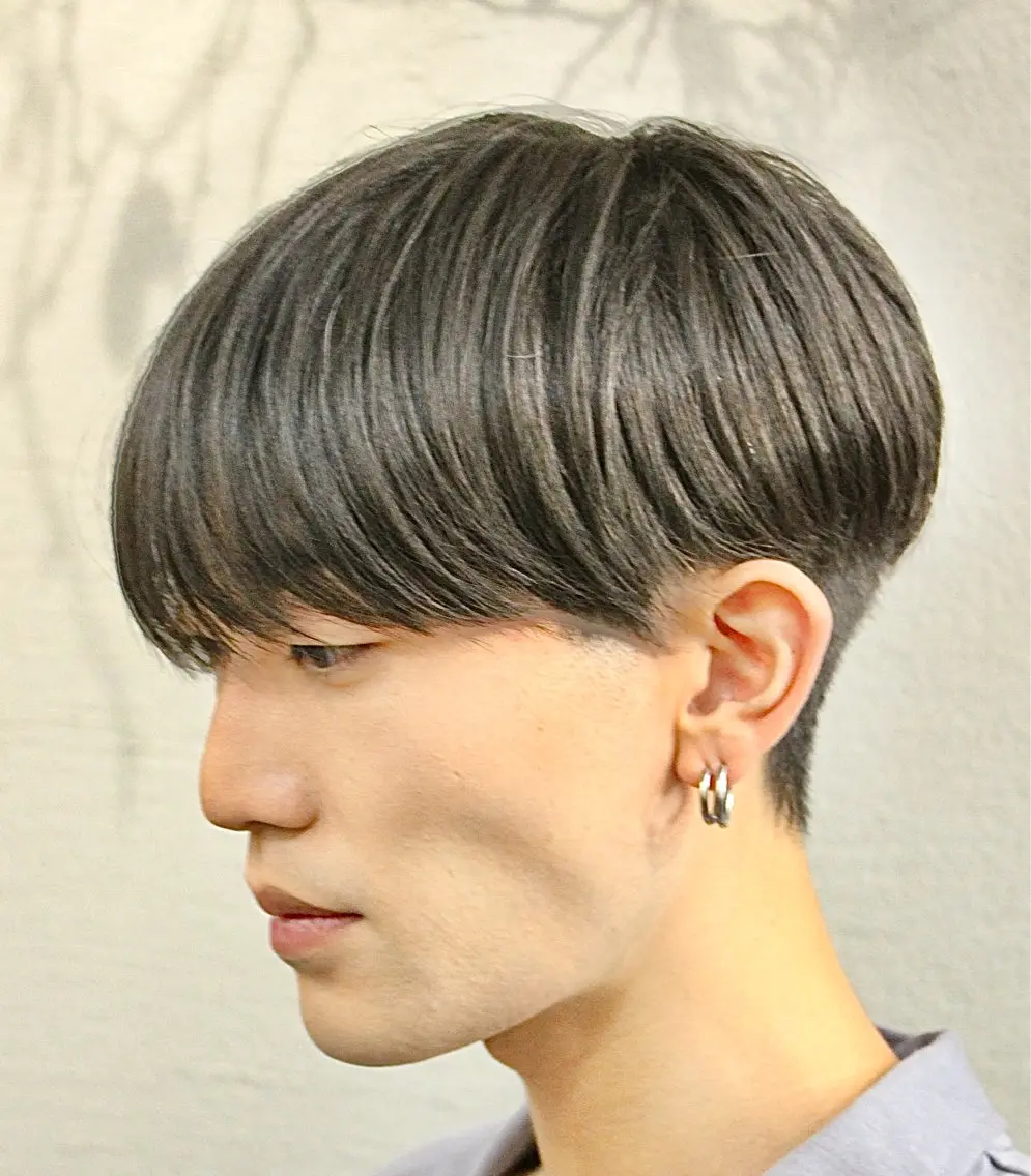 ショート メンズ メンズ韓国風 マッシュ シースルーマッシュ 韓国風ヘア カット メンズカット/パーマ ハヤシのヘアスタイル