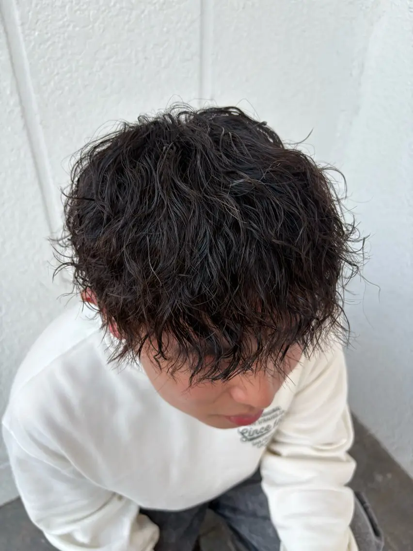パーマ メンズ カット ヘッドスパ N-PLANTS KOTOHAのヘアスタイル