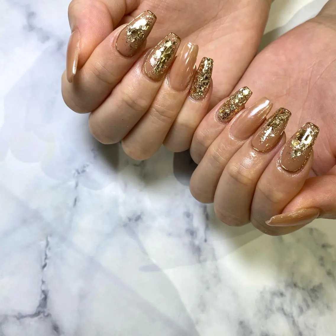 ネイル ハンドネイル L'ecrin 田中のネイルデザイン