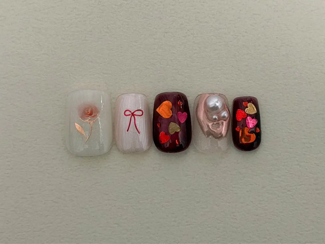 ネイル バレンタイン Nail Katoのネイルデザイン