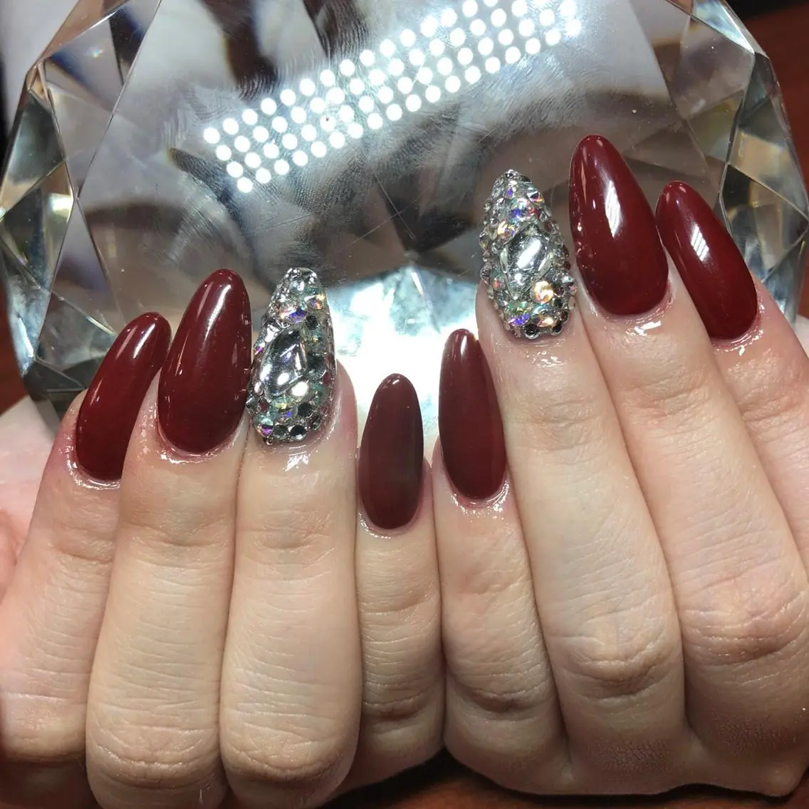 セミロング ネイル アートネイル 《LB》ラブリエ Nail&eyeのマツエク・マツパデザイン