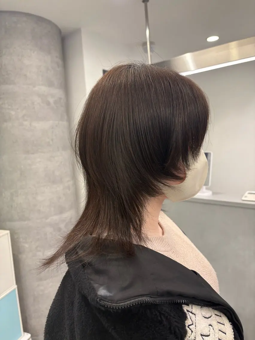 ミディアム ウルフカット ケアブリーチ🌟 ♢WATARU♢のヘアスタイル