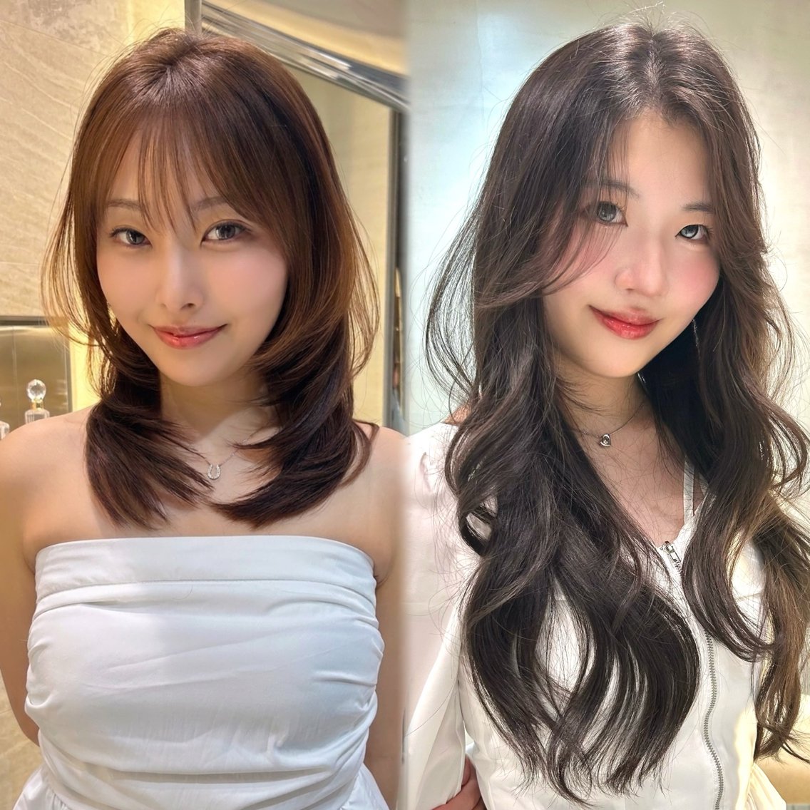 ロング カラー カット ヘアカラー トリートメント ❣️縮毛矯正/ボブ /カラー/渡部晃輝のヘアスタイル