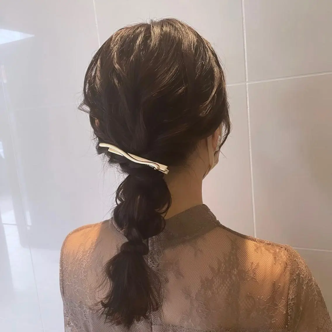 セミロング ヘアアレンジ T Ayaのヘアスタイル