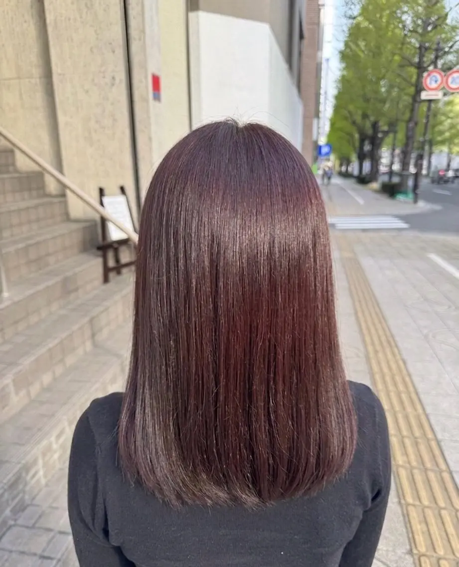 セミロング NAHO ︎︎のヘアスタイル