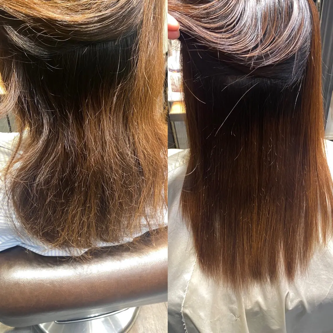 ロング カット 縮毛矯正 銀座/MINX 宇都 愛梨/似合わせカットのヘアスタイル