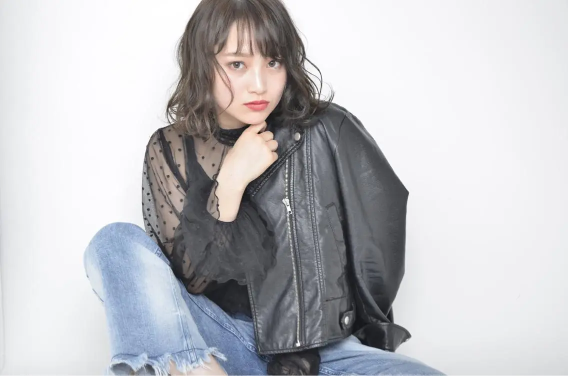 ミディアム 大阪福島韓国束感まつ げ Sayaka🤍のマツエク・マツパデザイン