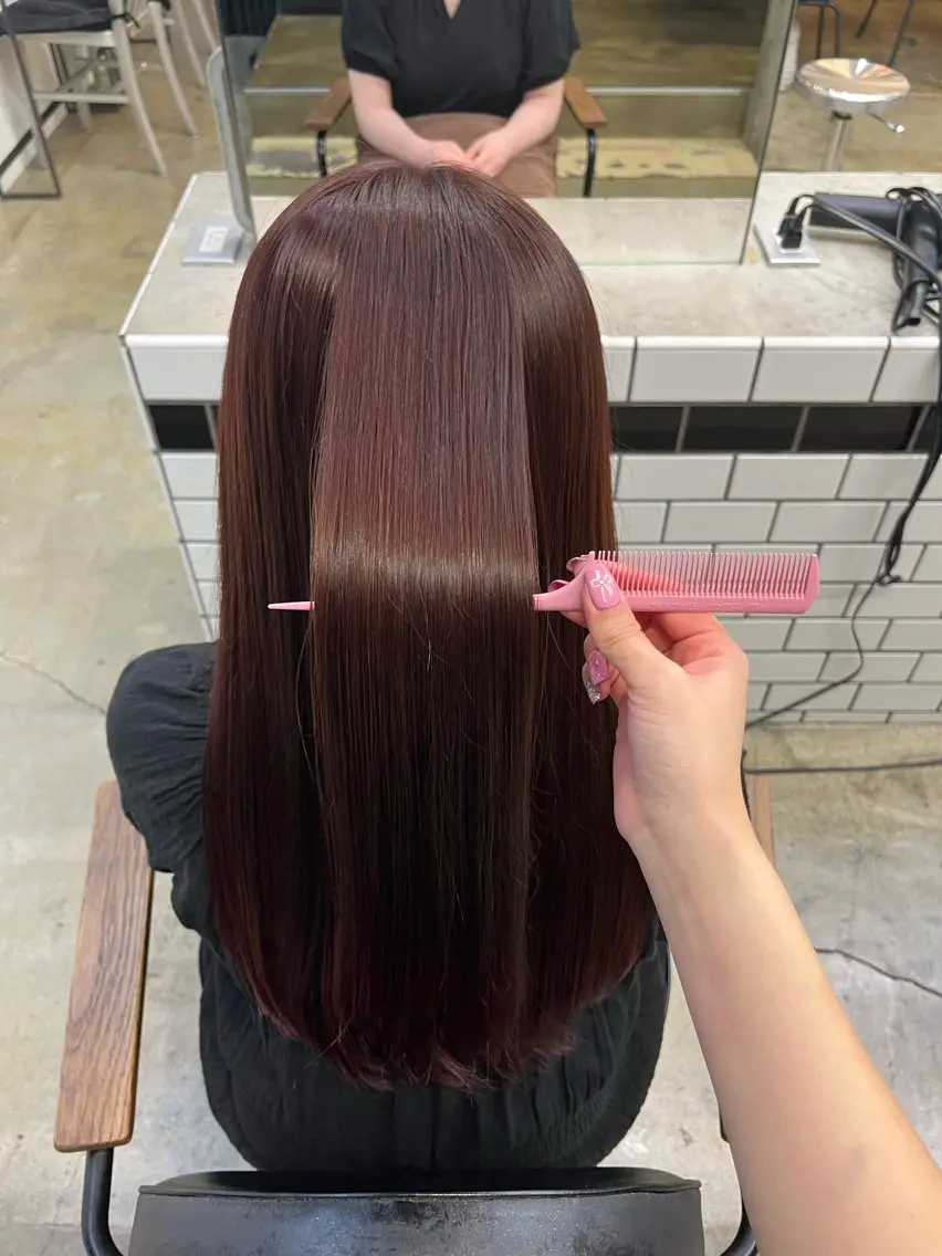 🌷ブリーチなしダブルカラー+トリートメント🌷の写真