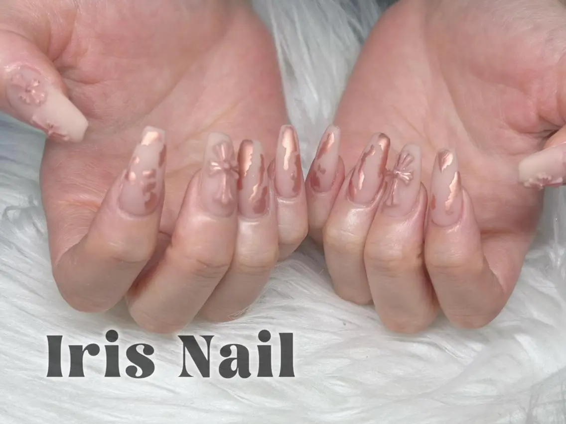 ネイル ハンドネイル ハンドケア 🍒IRIS Nail🌸のネイルデザイン
