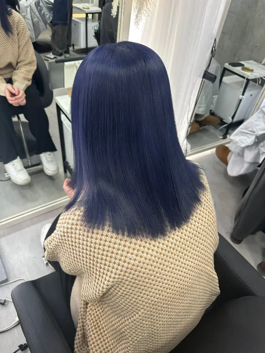ミディアム カラー ミディアムパーマ ブリーチ ダブルカラー ハイライトカラー ハイトーンカラー ヘアカラー トリートメント XELM/RUI /高崎/ブリーチ/のヘアスタイル