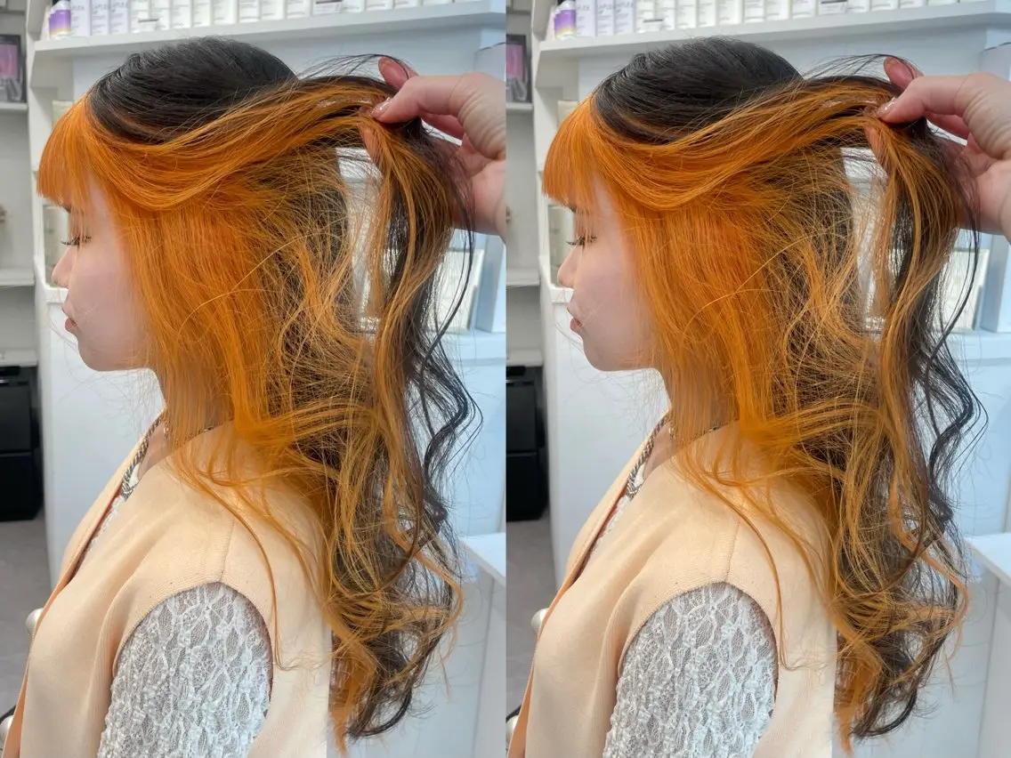 カラー 💍モテる艶髪 透明感カラー💖のヘアスタイル