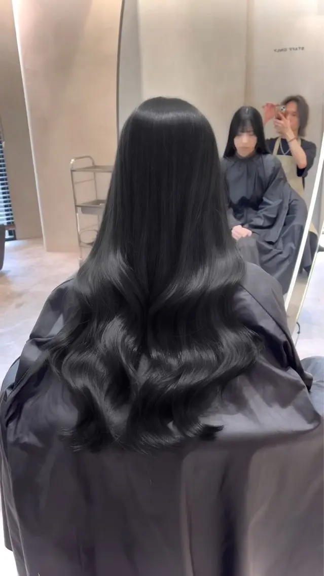 セミロング カット ヘアカラー トリートメント 韓国ヘア/館林美容室 /髪質改善/涼のヘアスタイル