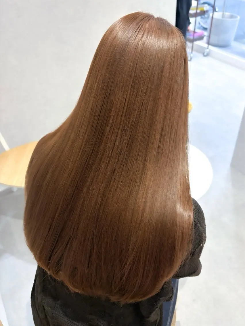 ロング カラー カット ヘアカラー トリートメント ブラウンカラー 🫧tomoka🫧のヘアスタイル