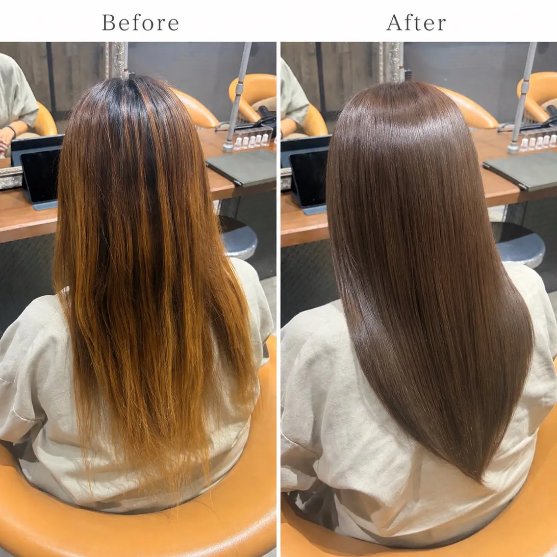 カラー 鶴ケ峰 透明感カラー葵🫧のヘアスタイル