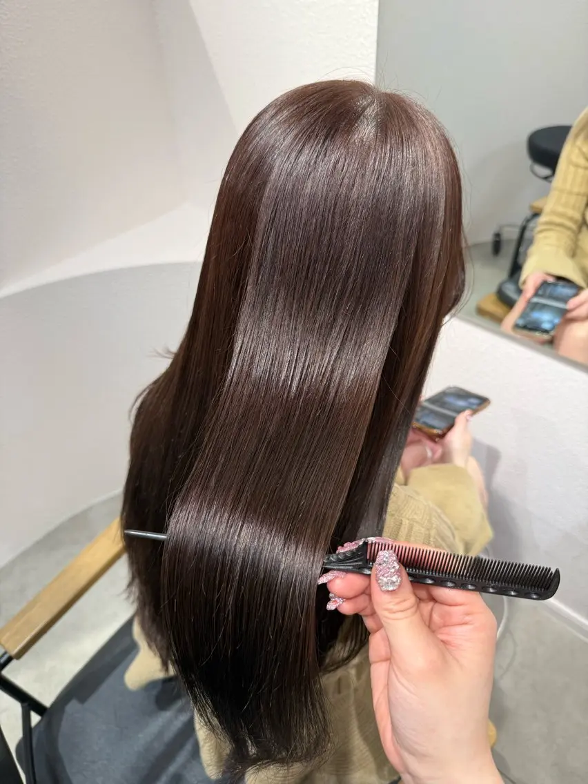 ロング カラー ヘアカラー 木村 智美のヘアスタイル